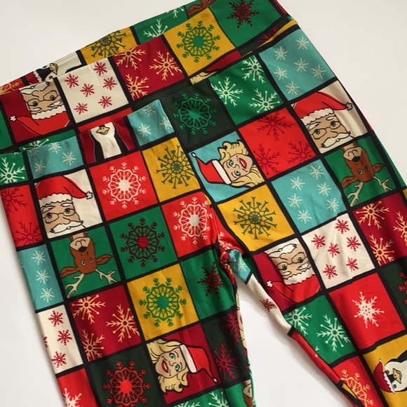 LulaRoe Christmas Leggings! NEW! Tall&Curvy! XXL! - Picture 3 of 7